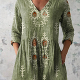 Elise | Duga Bluza sa V-Izrezom