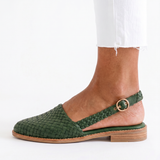 Kristina | Woven Slingback Loafer