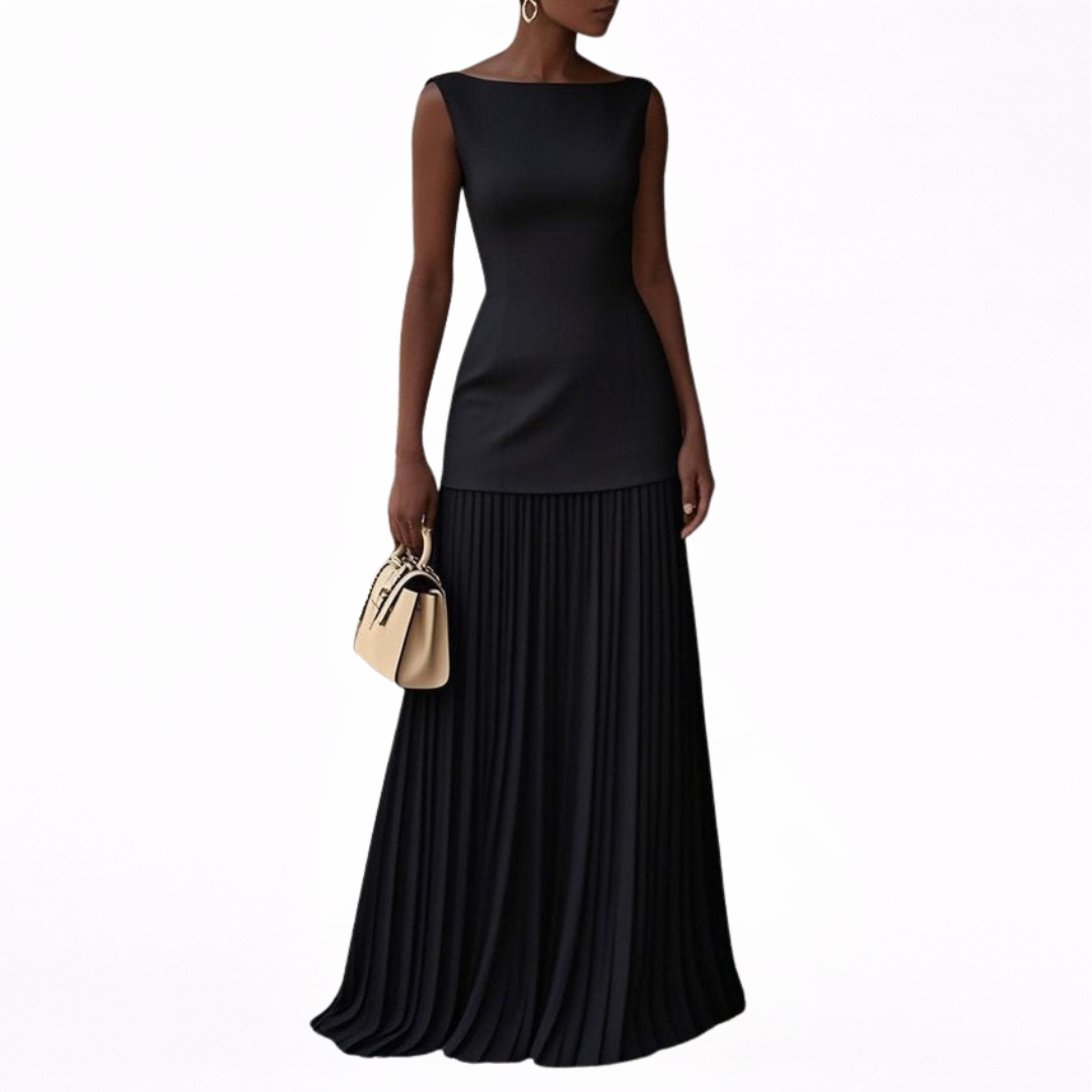 Celeste | Maxi Plisirana Haljina