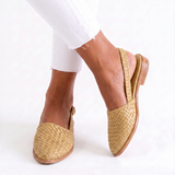 Kristina | Woven Slingback Loafer