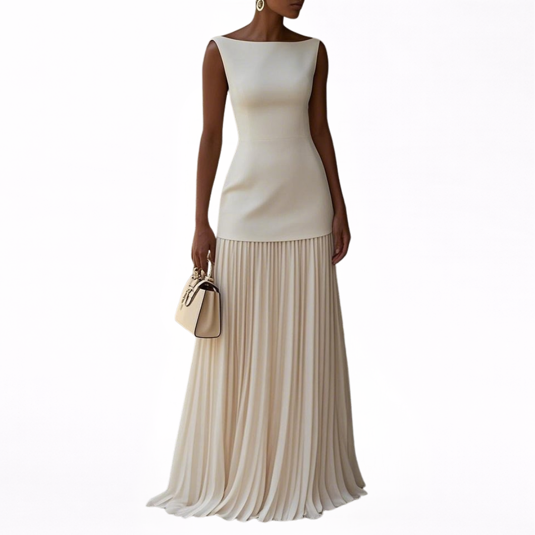Celeste | Maxi Plisirana Haljina