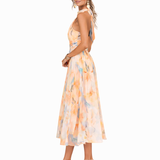 Aurora | Halter haljina sa akvarel printom