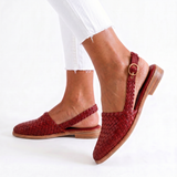 Kristina | Woven Slingback Loafer