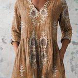 Elise | Duga Bluza sa V-Izrezom
