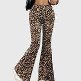 Bootcut | Leopard pantalone