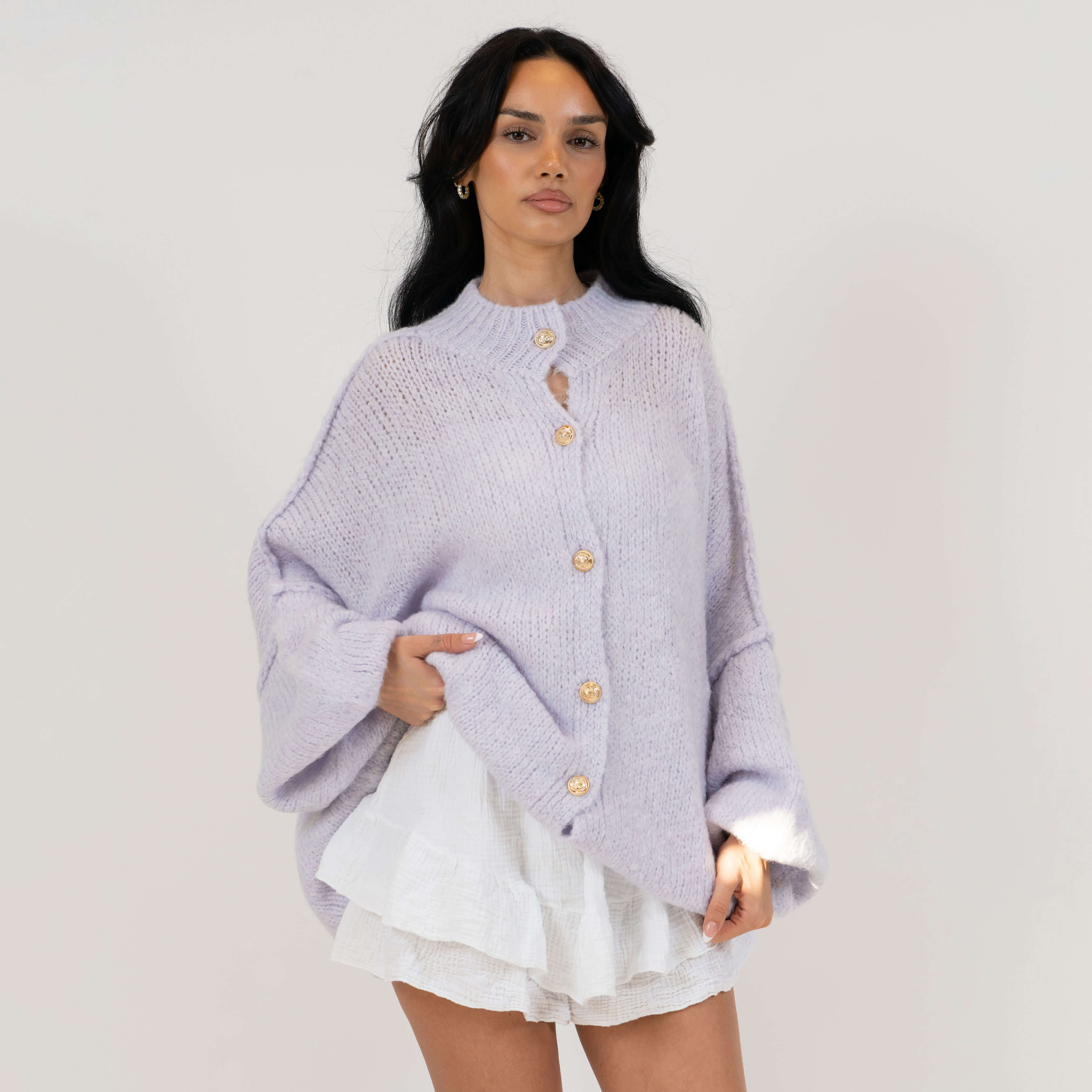 Elena | Oversize Pleteni Kardigan