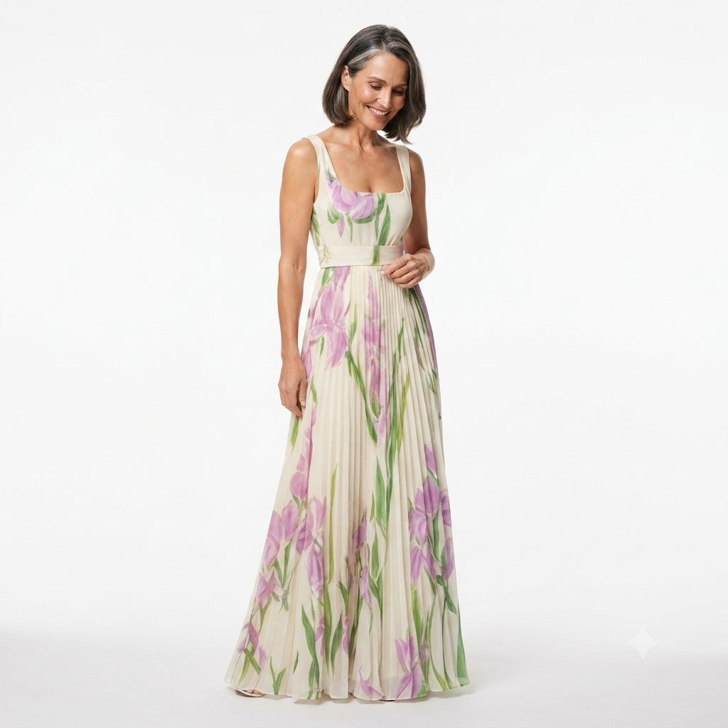 Oriah | Maxi A-Line Cvjetna Haljina