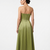 Liora | Midi Haljina Elegantna Bez Naramenica