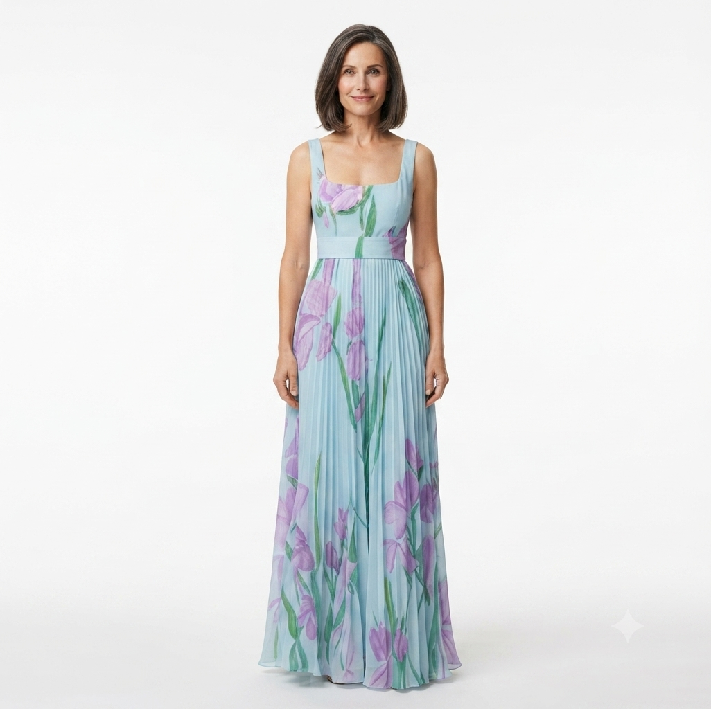 Oriah | Maxi A-Line Cvjetna Haljina