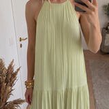 LIVIA | Maxi Haljina Boho Zelena Pistacija