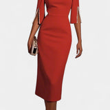 Reece Midi Haljina | Stilizirana