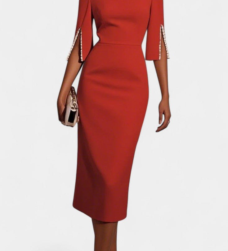 Reece Midi Haljina | Stilizirana