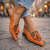 Nexoria - Elegantne Bicolor ženske mule sa modernim pomponima