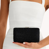 Sloan Clutch Torba - Crna
