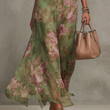 Livia | Maxi Halter Haljina sa Cvećem
