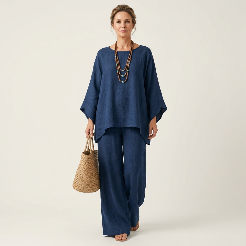Majolie | Set od lanene mešavine u boho stilu
