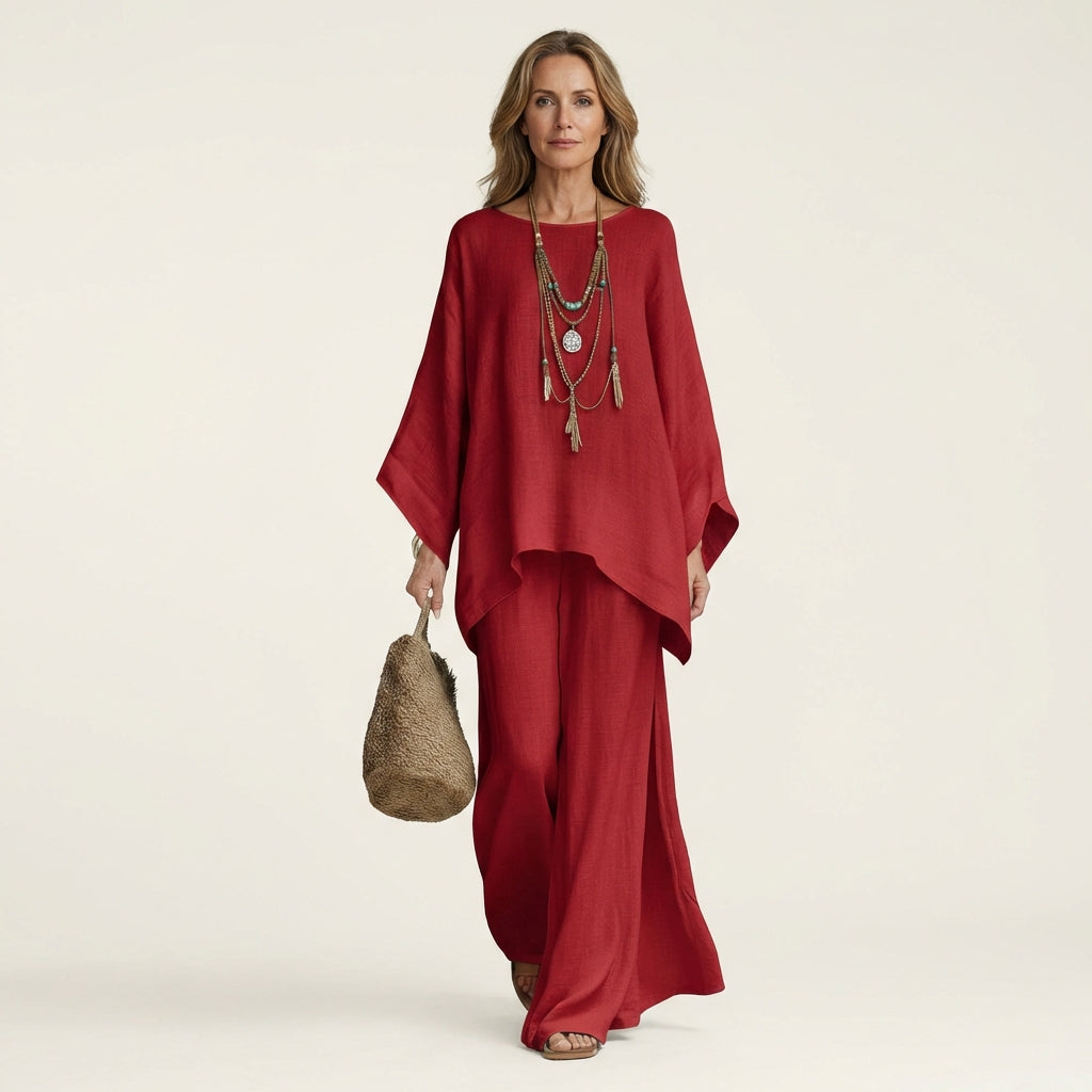 Majolie | Set od lanene mešavine u boho stilu