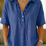 Tessa | Bluza sa kragnom i dugmadima