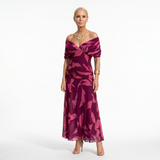 Celeste | Elegantna Haljina sa Listovima