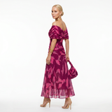 Celeste | Elegantna Haljina sa Listovima